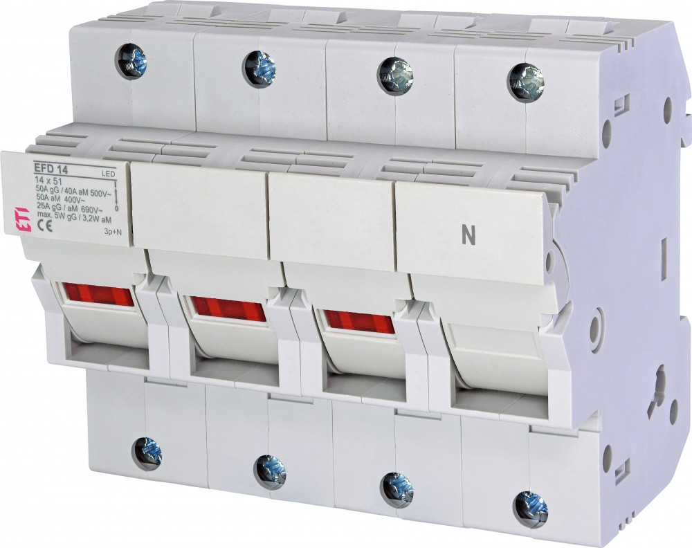 siguranta efd 14 3p+n led 002560015